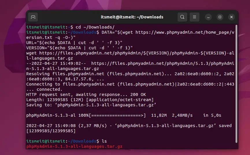 Install phpMyadmin Ubuntu with Nginx 