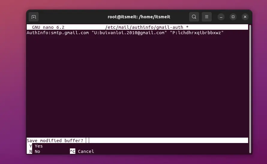 Set up an application to link with Mail Server on Ubuntu 22.04 (illustration)