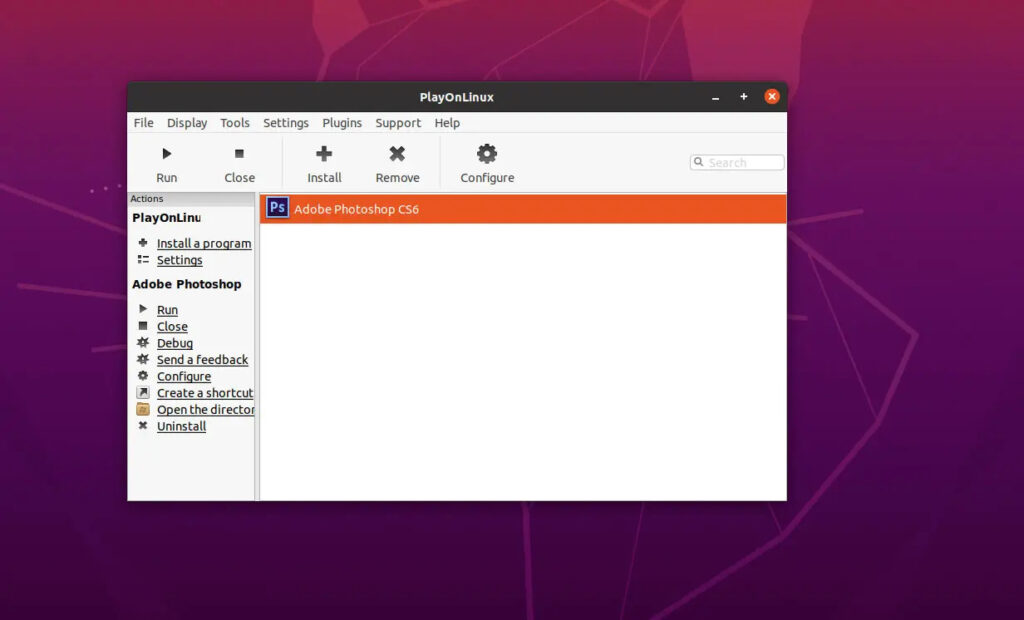 Add the Photoshop CS6 icon to the taskbar on Ubuntu