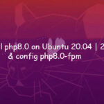 How to install php 8.0 on Ubuntu 22.04 | 20.04 LTS