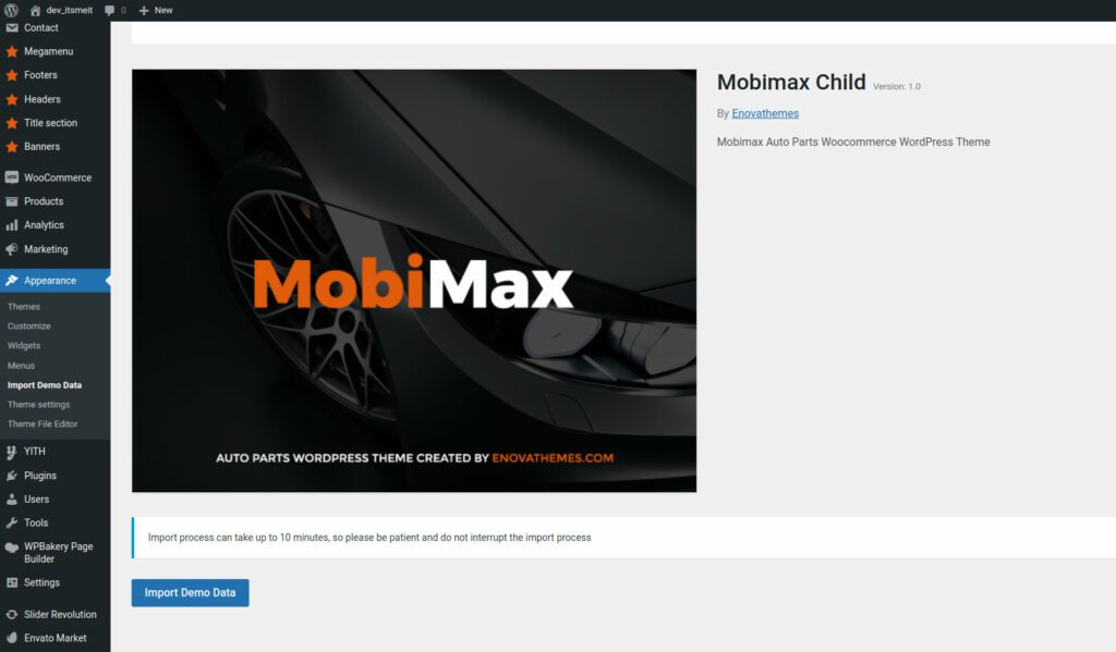 Mobimax v4.9 - Auto Parts Shop Theme WooCommerce