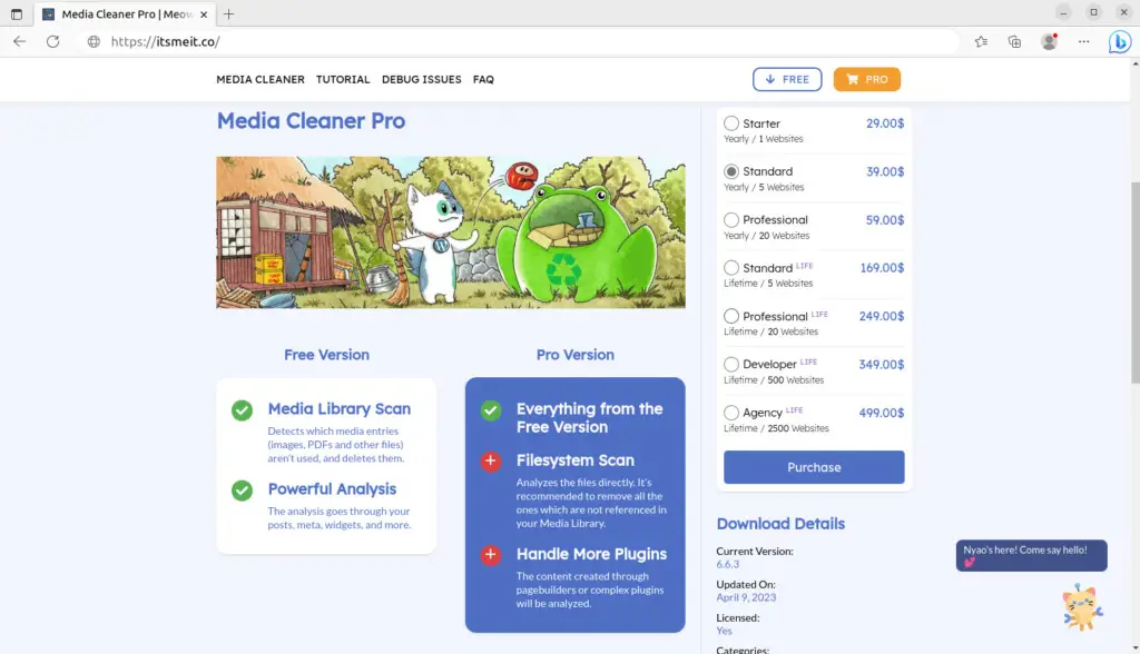 Media Cleaner Features in Pro Version