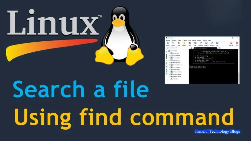 find command in ubuntu find command linux