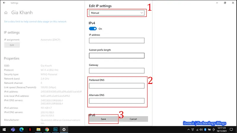 How to change DNS on Windows 11 or Windows 10 to speed up access