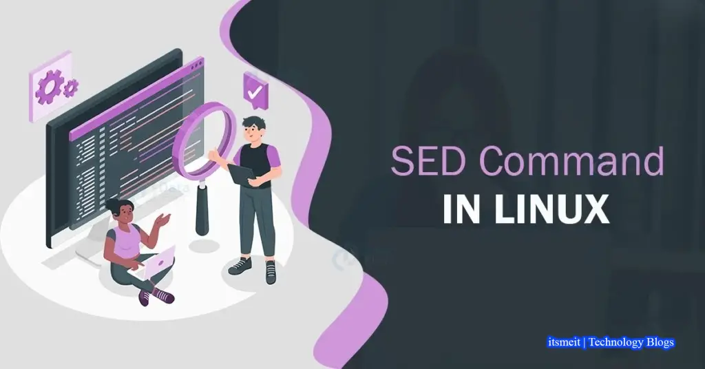 The terminal command in Ubuntu or Linux/Unix is "sed"(illustration)