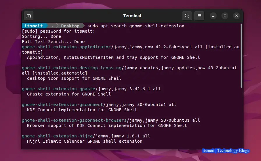 how to install gnome tweak tool on ubuntu 22 04 1